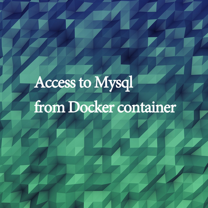 docker for mac running mysql